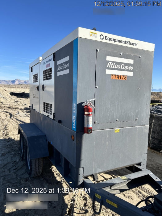 2021 ATLAS COPCO QAS 125