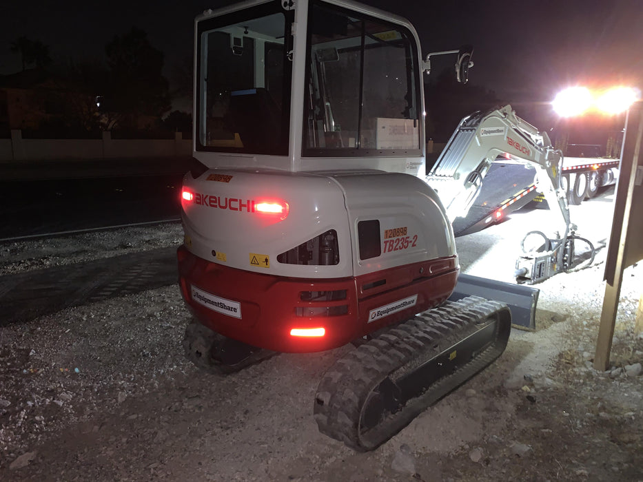 2020 Takeuchi TB-235-2CR Cab/Heat/Air, Rubber Tracks, Manual TAG QC