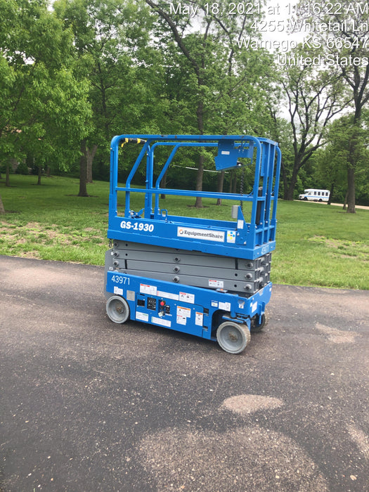 2019 Genie GS-1930 Fixed rails with chain Entry