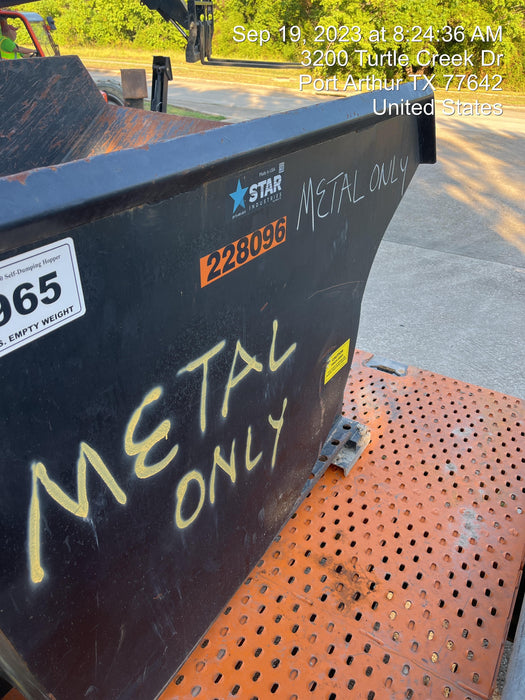 2022 STAR INDUSTRIES M-1820 - Self-Dump Hopper