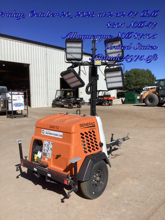 2023 Generac MLT2 Diesel, Flex Switch 120V Input, Powerzone Controller, (4) 320W LED Lights, 4kW Generator, 39.9 Gal Fuel Tank, 2" Ball, T3