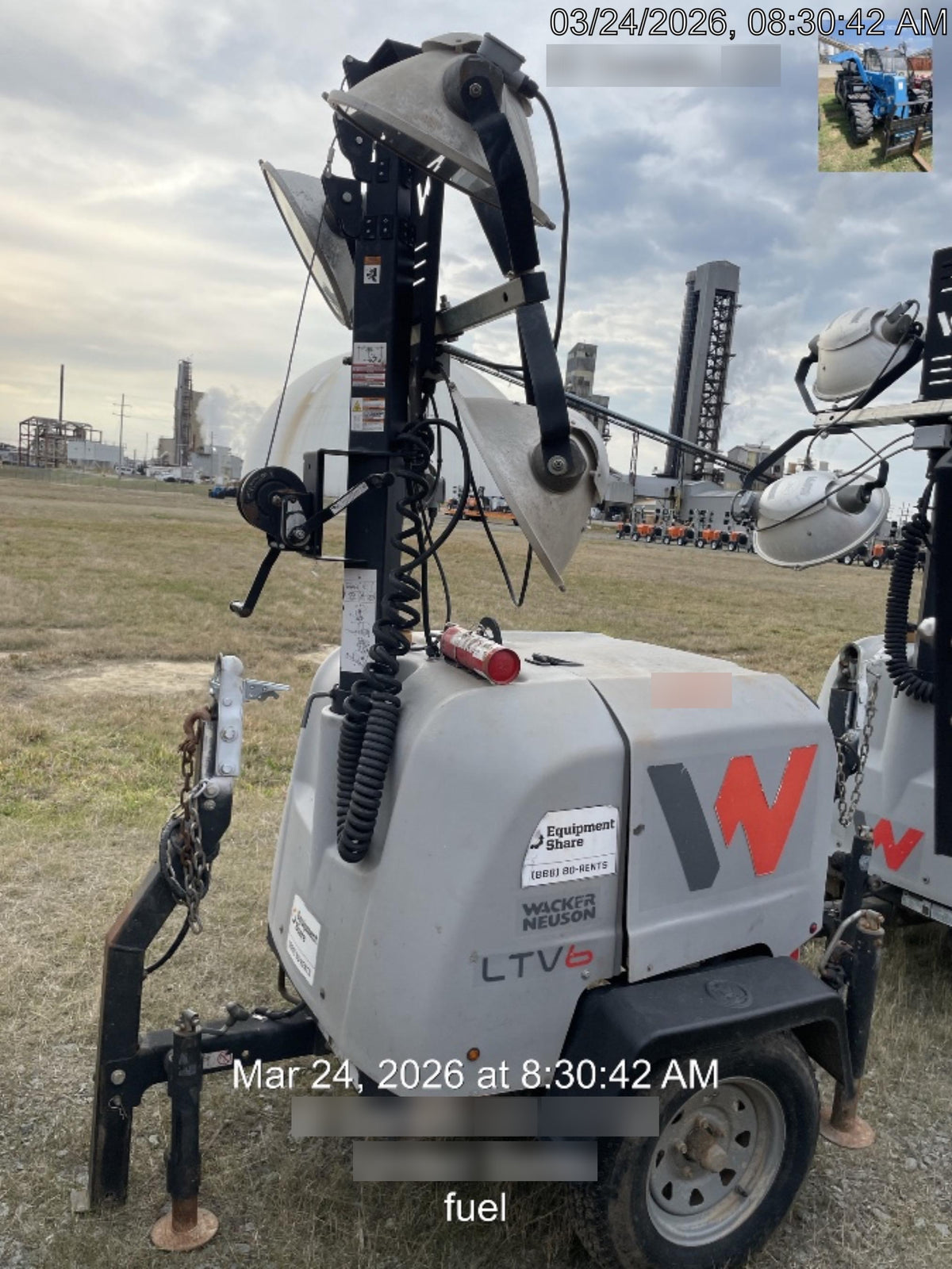 2019 Wacker Neuson LTV6L-MH Standard Options, ES Track Hardware, Fuel Level Sensor