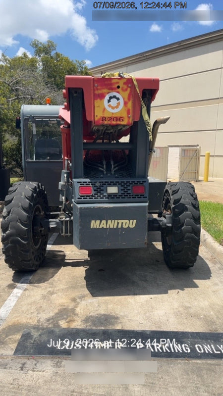 2018 Manitou MTA10055 Manitou MTA 10055 w/Open ROPS, Work Lights/Strobe, Aux Hyd, Solid Tires, Lift Hook, 66" Carriage, 60" Forks