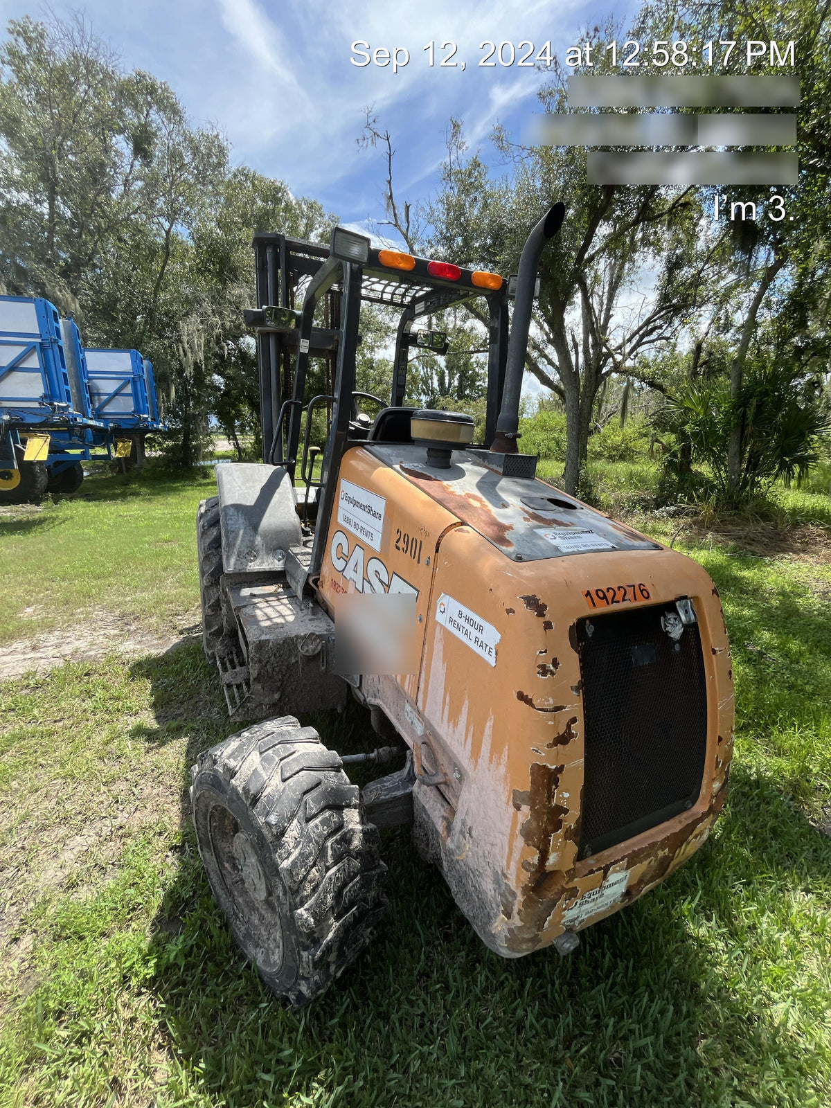 2018 CASE 586H