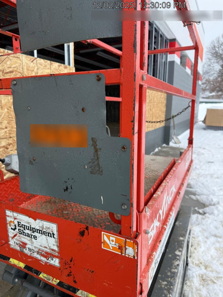 2016 Skyjack SJIII-3219 Standard Rental Specs