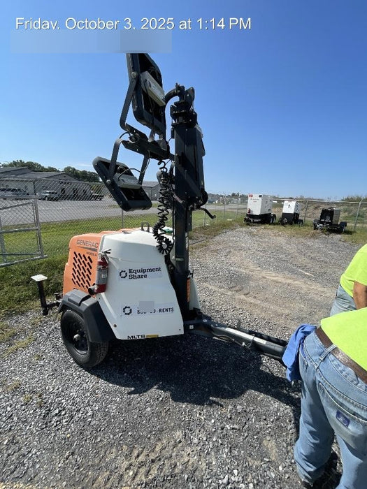 2023 Generac MLT2 Diesel, Flex Switch 120V Input, Powerzone Controller, 
(4) 320W LED Lights, 4kW Generator, 39.9 Gal Fuel Tank, 2" Ball, T3