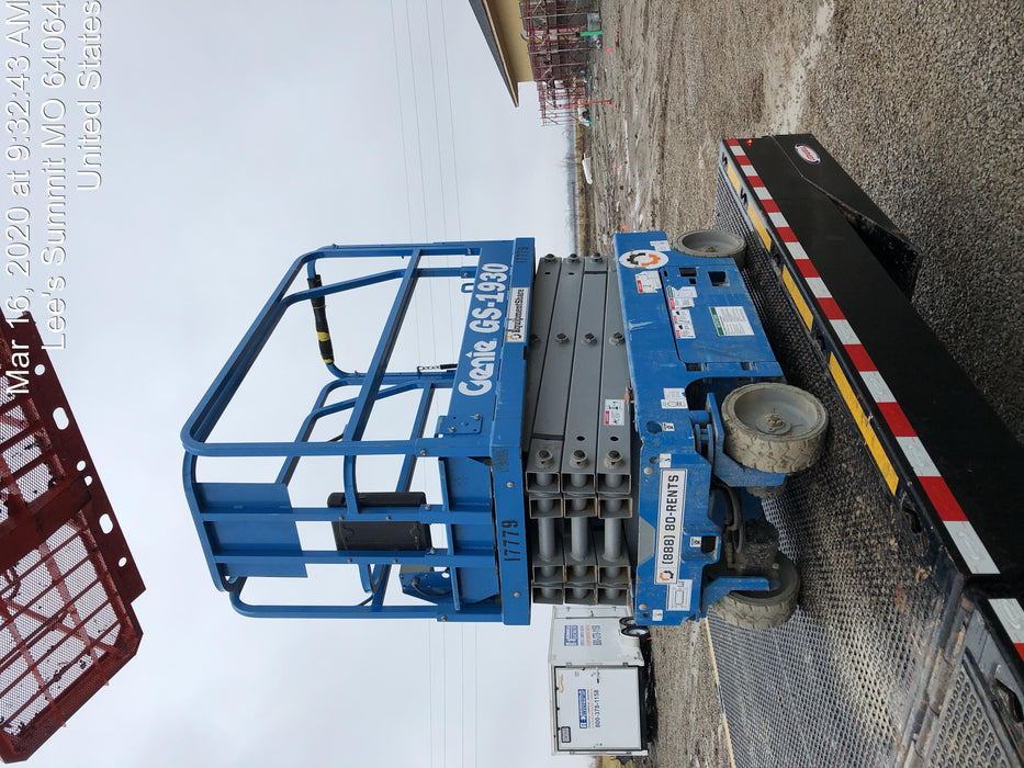 2018 Genie GS-1930 Genie GS-1930 w/Fixed Rail, Chain Entry
