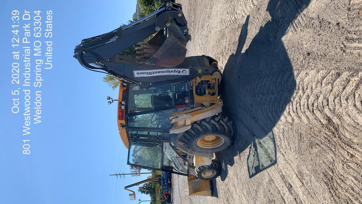 2020 John Deere 310LEP Cab/Heat/Air, 4WD, Standard Stick, Pilot Controls, 2 Way Hydraulics, TAG Manual QC