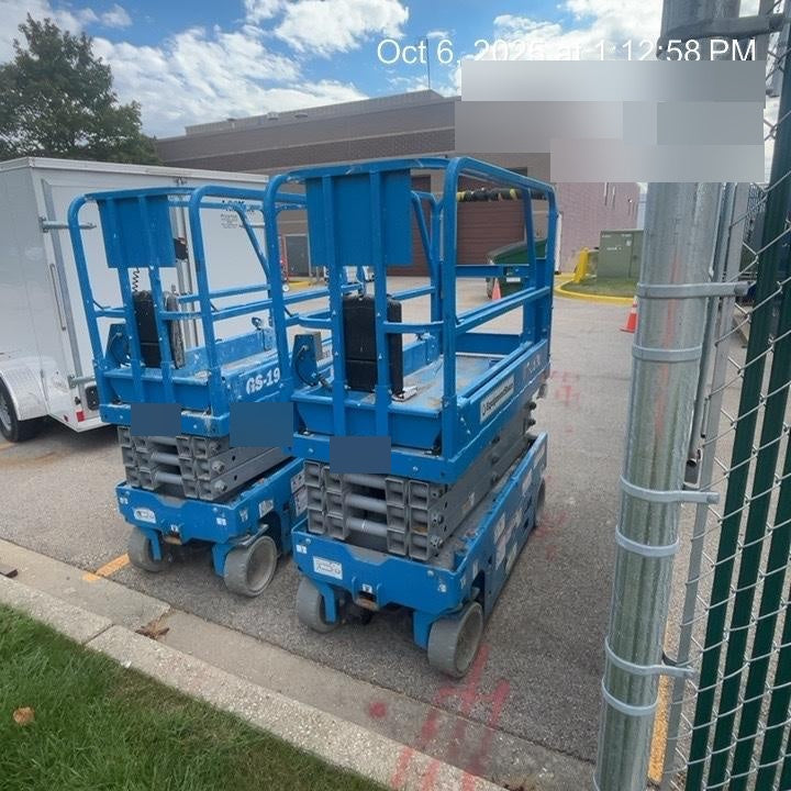 2020 Genie GS-1930 Solid Non Marking Tires, Beacon, Folding rails with half height swing gate