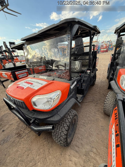 2022 Kubota RTV-X1140W-H Plastic Canopy, Windshield Acrylic Clear, LED Strobe Light, Wire Harness Kit, Back up Alarm
