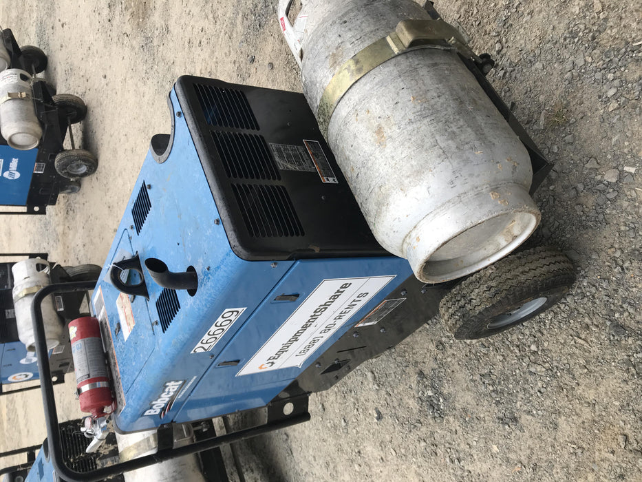 2019 Miller Electric BOBCAT 250 LP/Propane, Running Gear, Tank Bracket, Hose