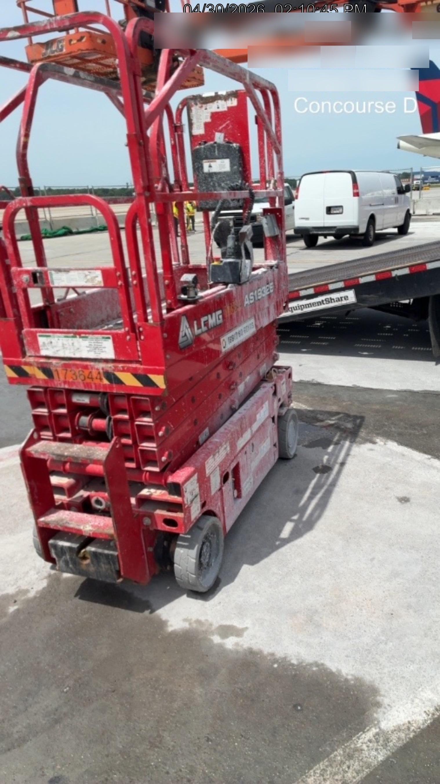 2021 Lgmg AS1932E Electric Drive, Solid Non Marking Tires, Dual Beacons