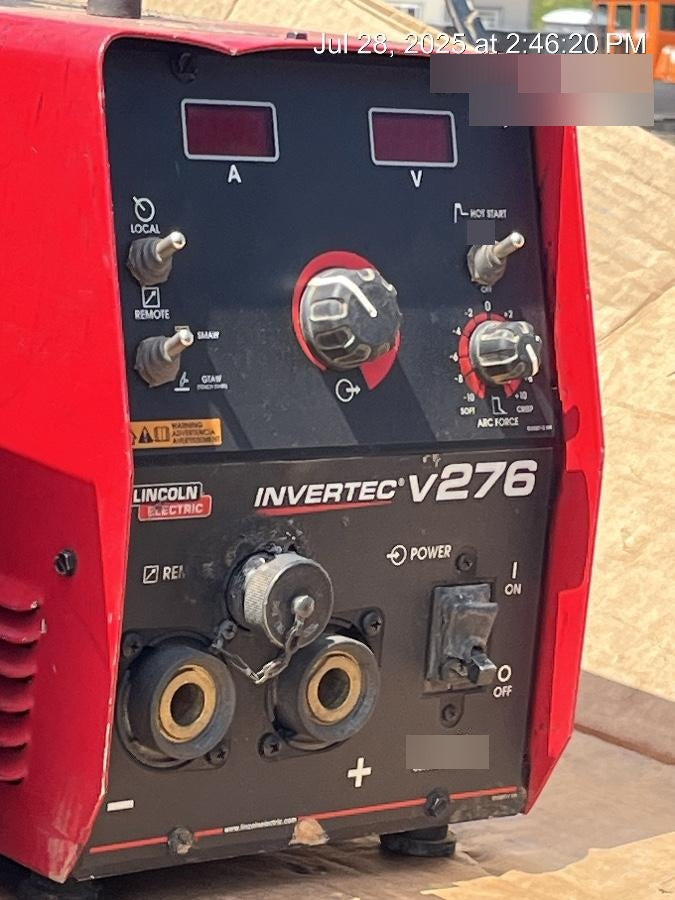 2021 LINCOLN ELECTRIC INVERTEC V276