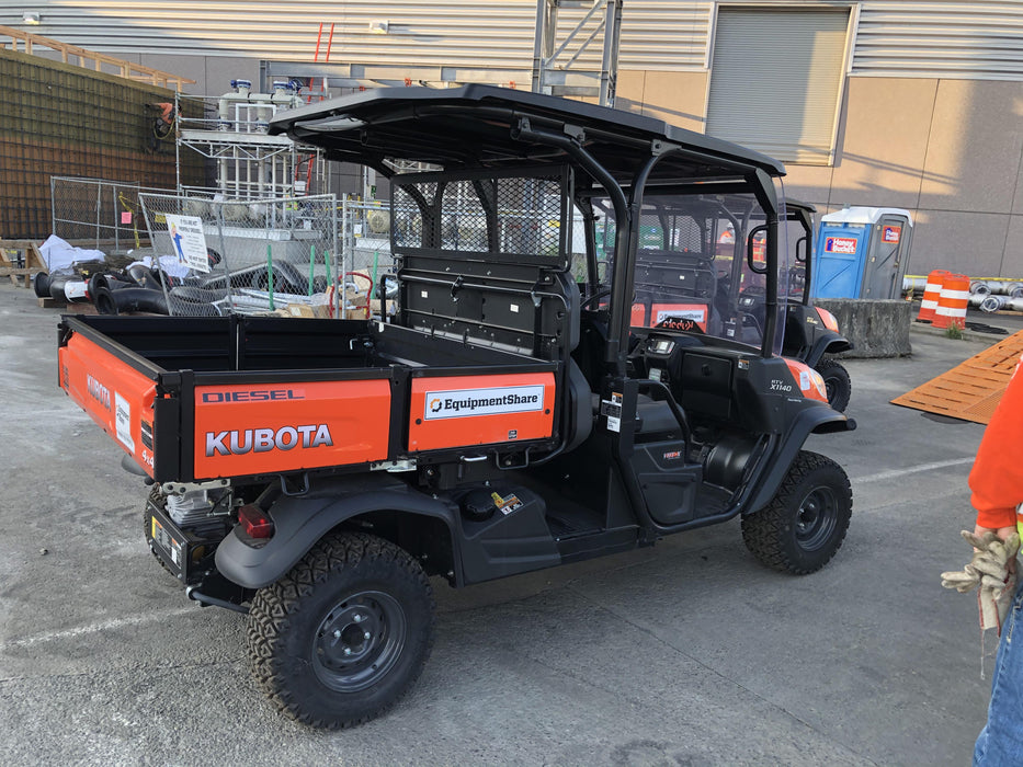2020 Kubota RTV-X1140W-H 4WD utility cart -LED strobe -Windshield tempered glass -Plastic canopy -Wire harness kit -Backup alarm