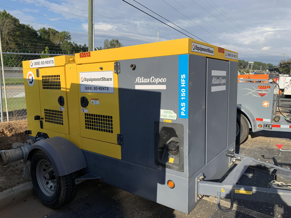 2020 ATLAS COPCO PAS 150 HF CS Enclosed