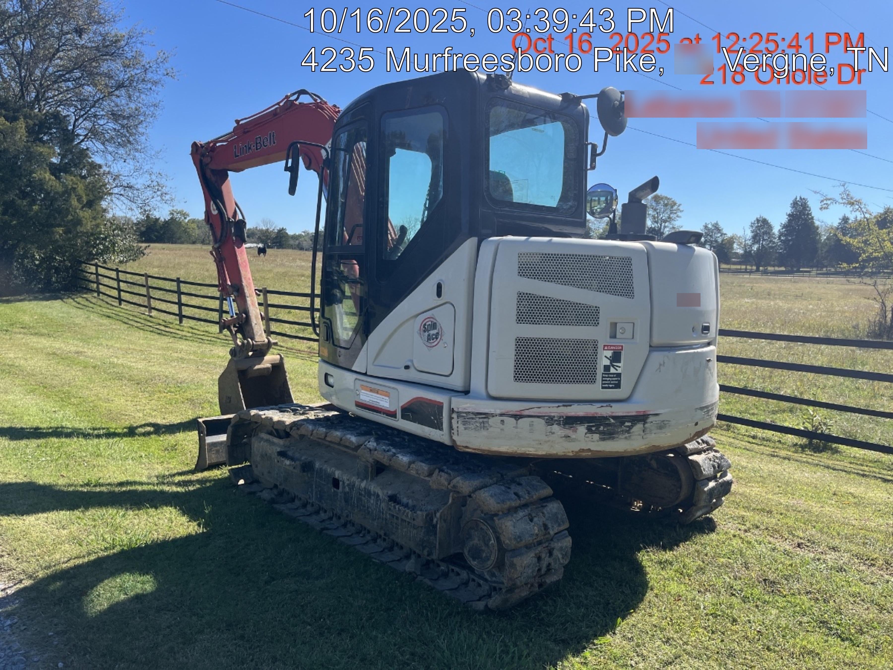 2020 Link-Belt 80X3EX EXC, 7'2" ARM, 17.7" RT, MFH(PJ)