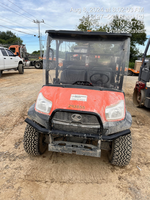 2023 Kubota RTV-X1140W-H Plastic Canopy, Windshield Acrylic Clear, LED Strobe Light, Wire Harness Kit, Back up Alarm