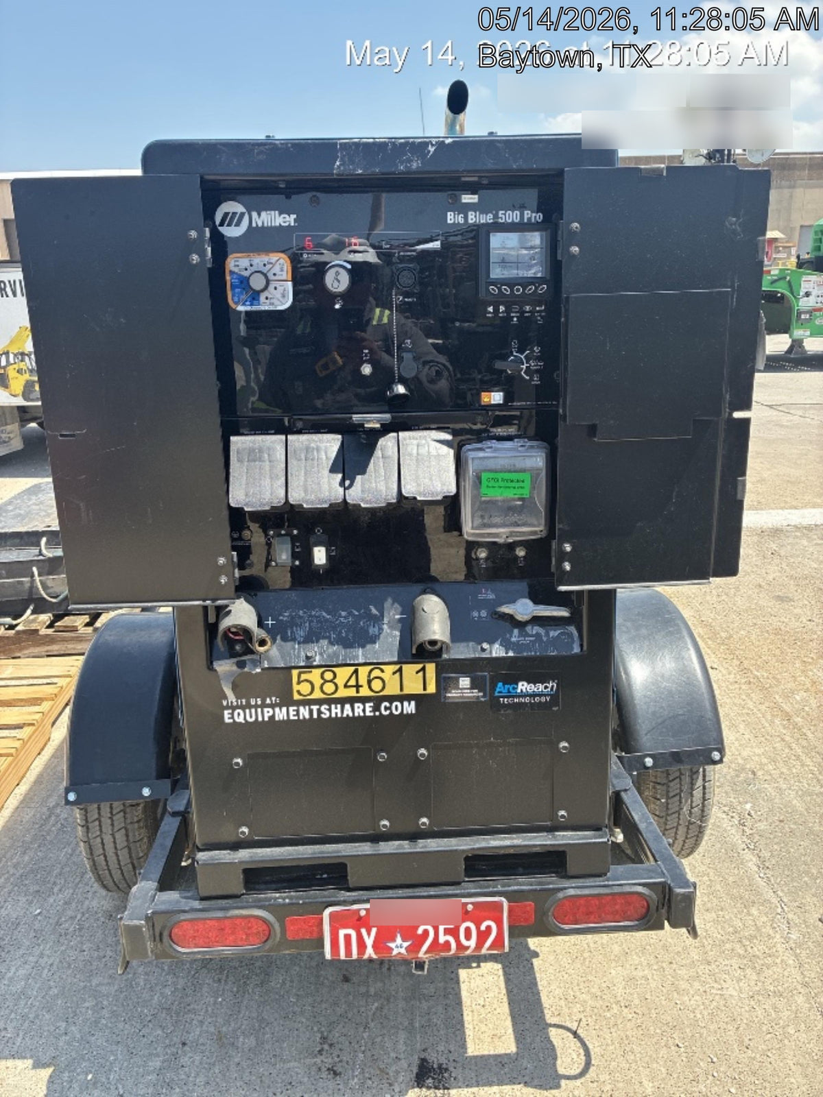 2025 MILLER ELECTRIC BIG BLUE 500