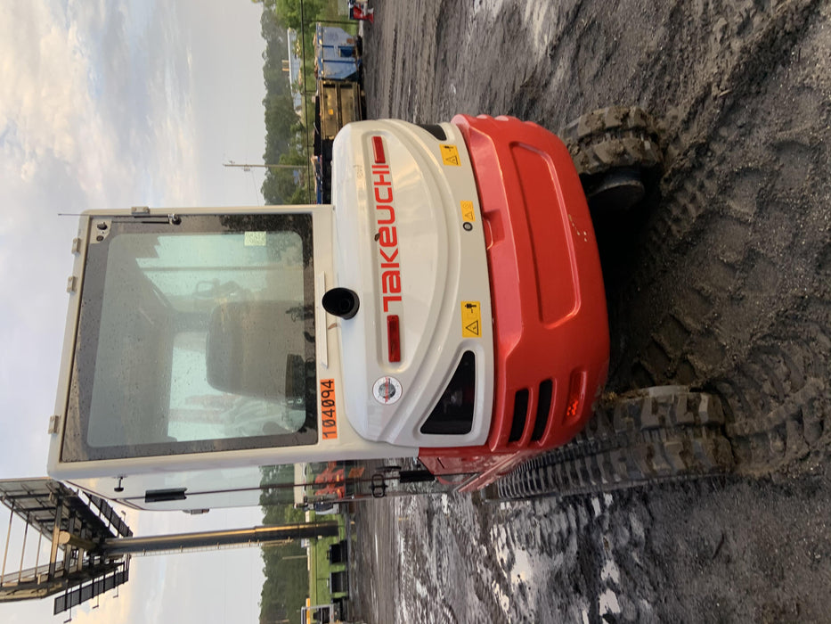 2020 Takeuchi TB235-2CR Cab/Heat/Air, Rubber Tracks, Manual TAG QC