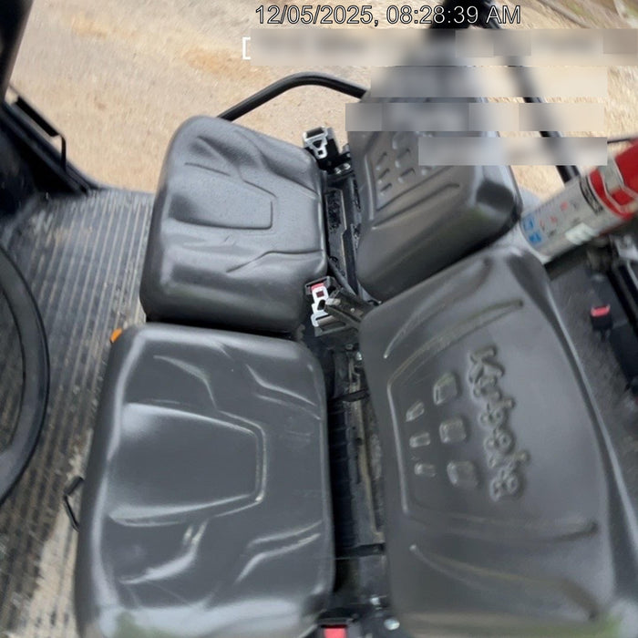 2022 Kubota RTV-X1140W-H Plastic Canopy, Windshield Acrylic Clear, LED Strobe Light, Wire Harness Kit, Back up Alarm