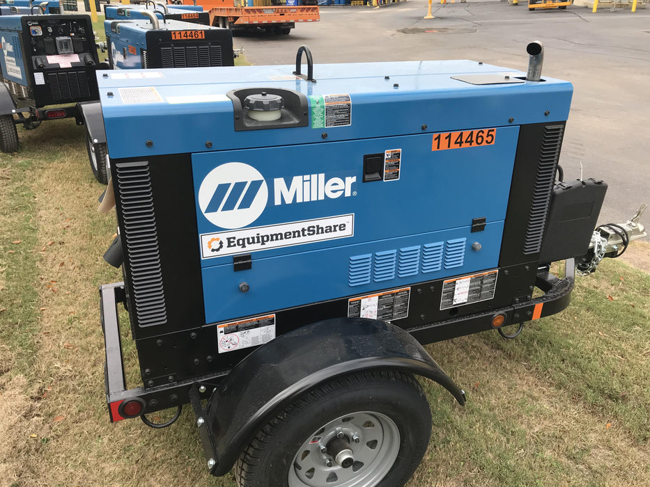 2020 Miller Electric BIG BLUE 400 Trailer Mounted Welder