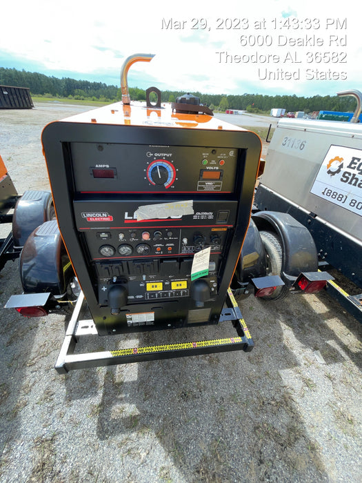 2022 Lincoln Electric LE400 Kubota V1505, Trlr, Cable Rack, Light Kit, ES Decals, T3