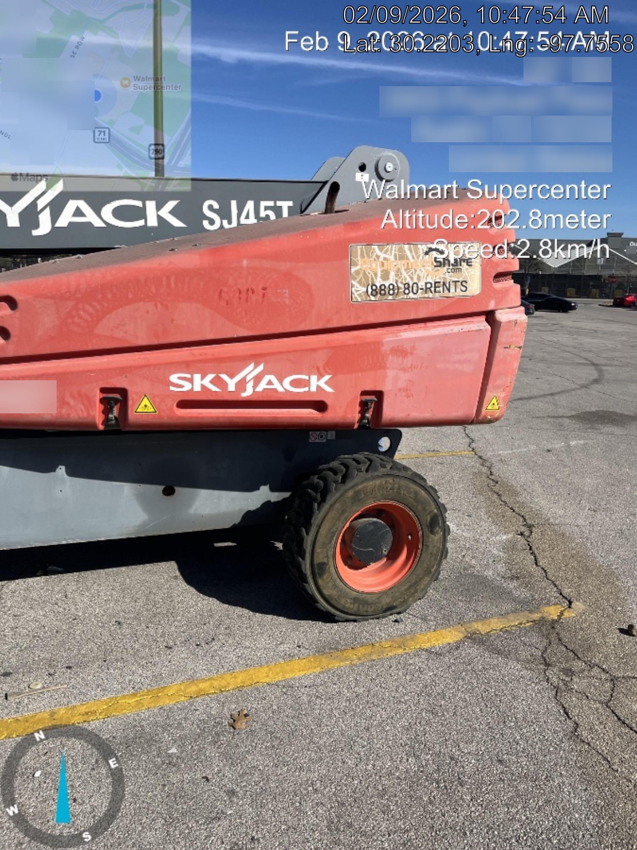 2017 SKYJACK SJ45T+