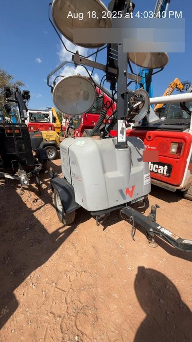 2018 Wacker Neuson LTV6L-MH Wacker Neuson LTV6L Mobile Light Tower w/Fuel Level Sensor Installed
