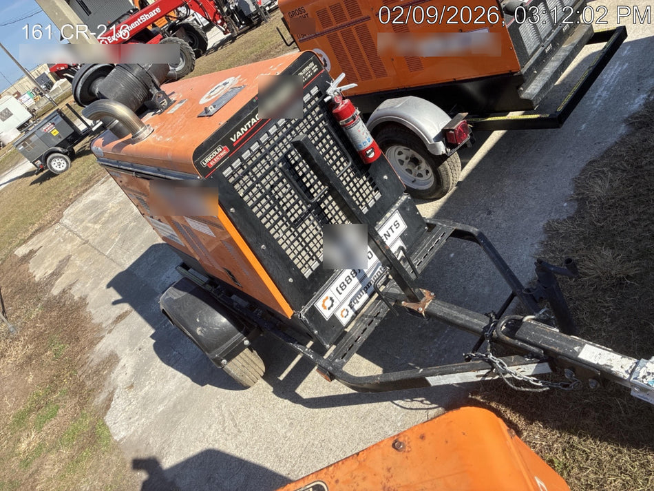 2021 Lincoln Electric Vantage 549X Ready Pak 3, ORANGE (includes trailer, cable rack, fender light kit)