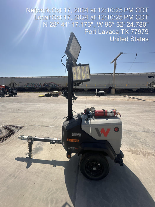 2024 Wacker Neuson LTT4 Diesel, Kohler KDW702, Deep Sea Controller, Auto Start, LED 320W, Bypass Outlet, T3