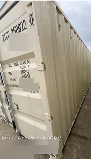 2025 CONEX Storage Container 8'x8'x20'