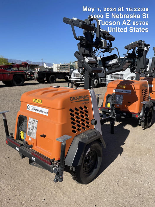 2024 Generac MLT2 Diesel, Flex Switch 120V Input, Powerzone Controller, 
(4) 320W LED Lights, 4kW Generator, 39.9 Gal Fuel Tank, 2" Ball, T3