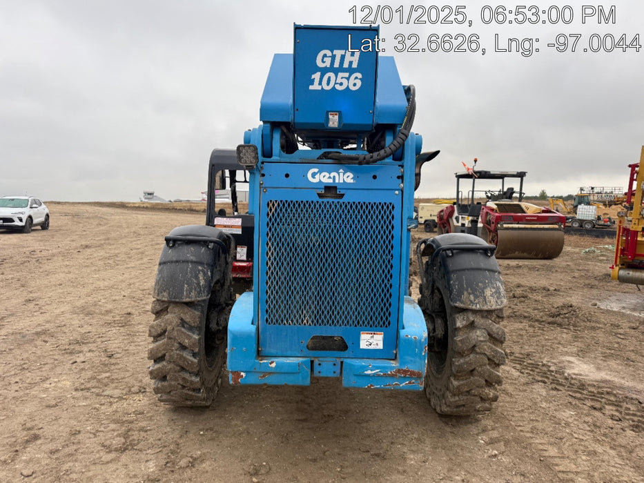 2019 Genie GTH-1056 Canopy, Solid RT Tires, LED Work Lights, Beacon 60" QA Carriage, 60" Forks