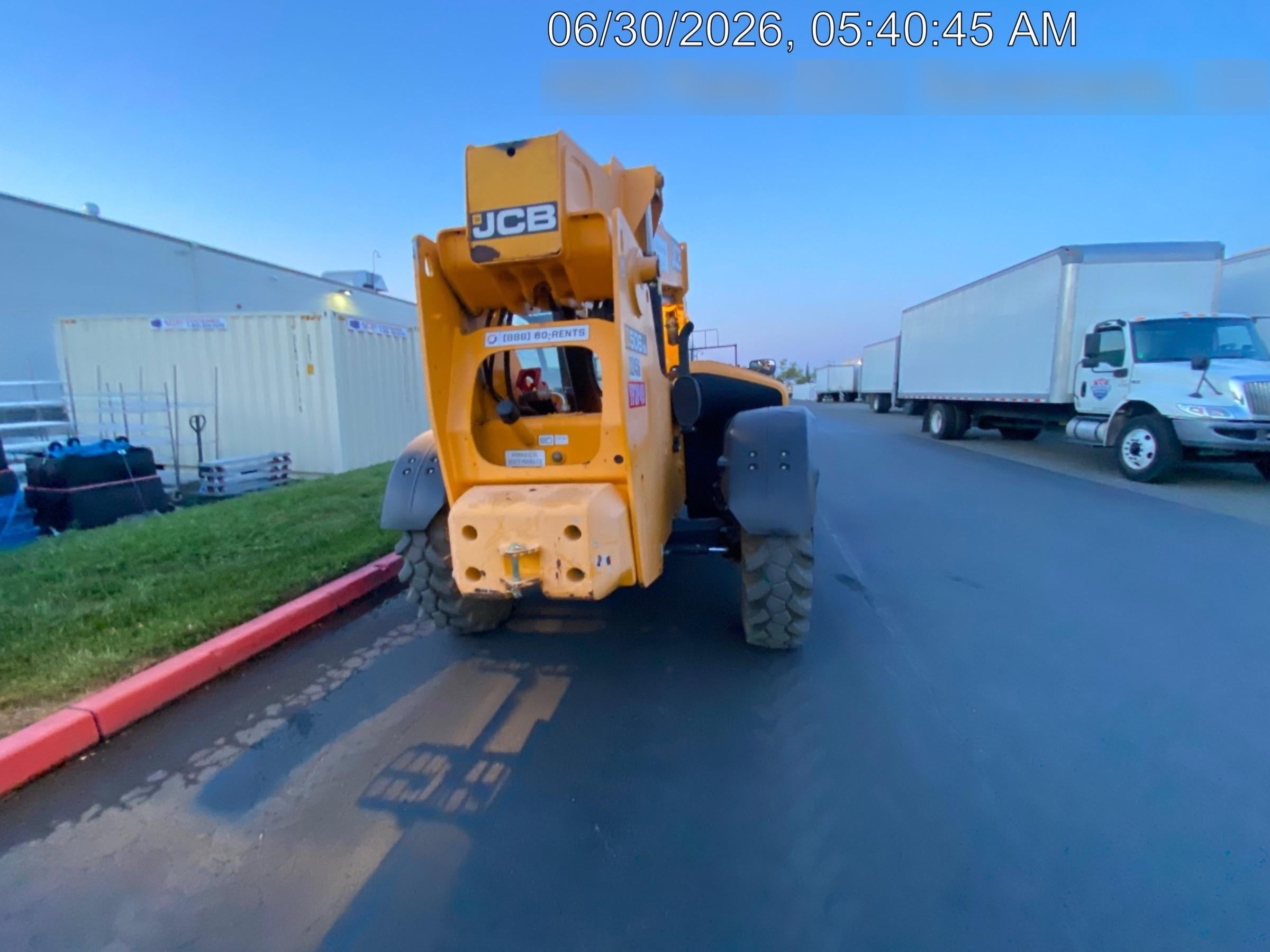 2019 JCB 506-36 Canopy, 74 HP, Foam Filled Tires, STD Worklight, Beacon, Aux Hydraulics, Lifting Eye, Back up Alarm 48" Carriage/48" Forks