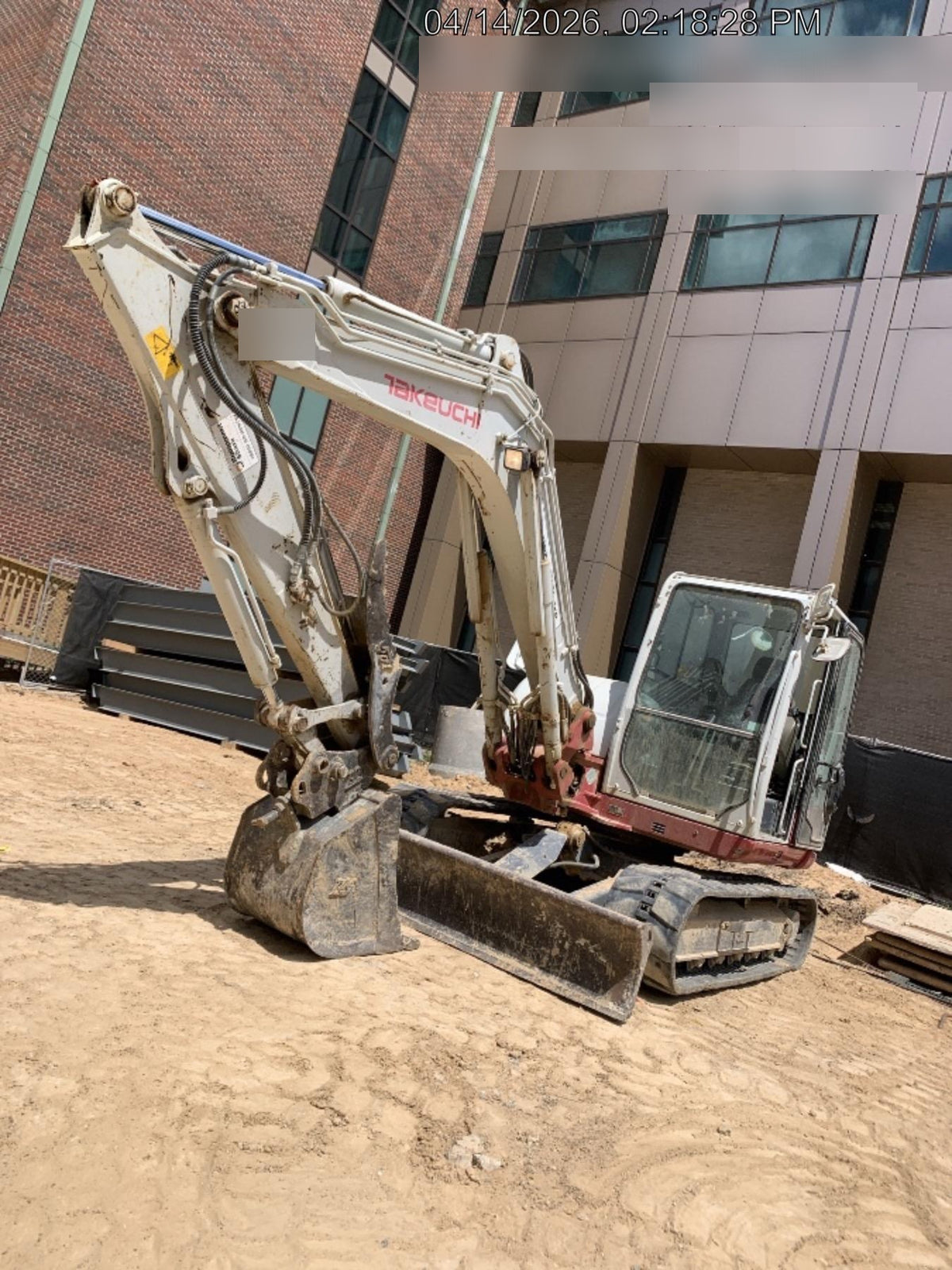 2019 Takeuchi TB290 Takeuchi TB290 Cab/Heat/AC w/Rubber Tracks, Auxiliary Hydraulics, Dozer Blade, Manual QC
