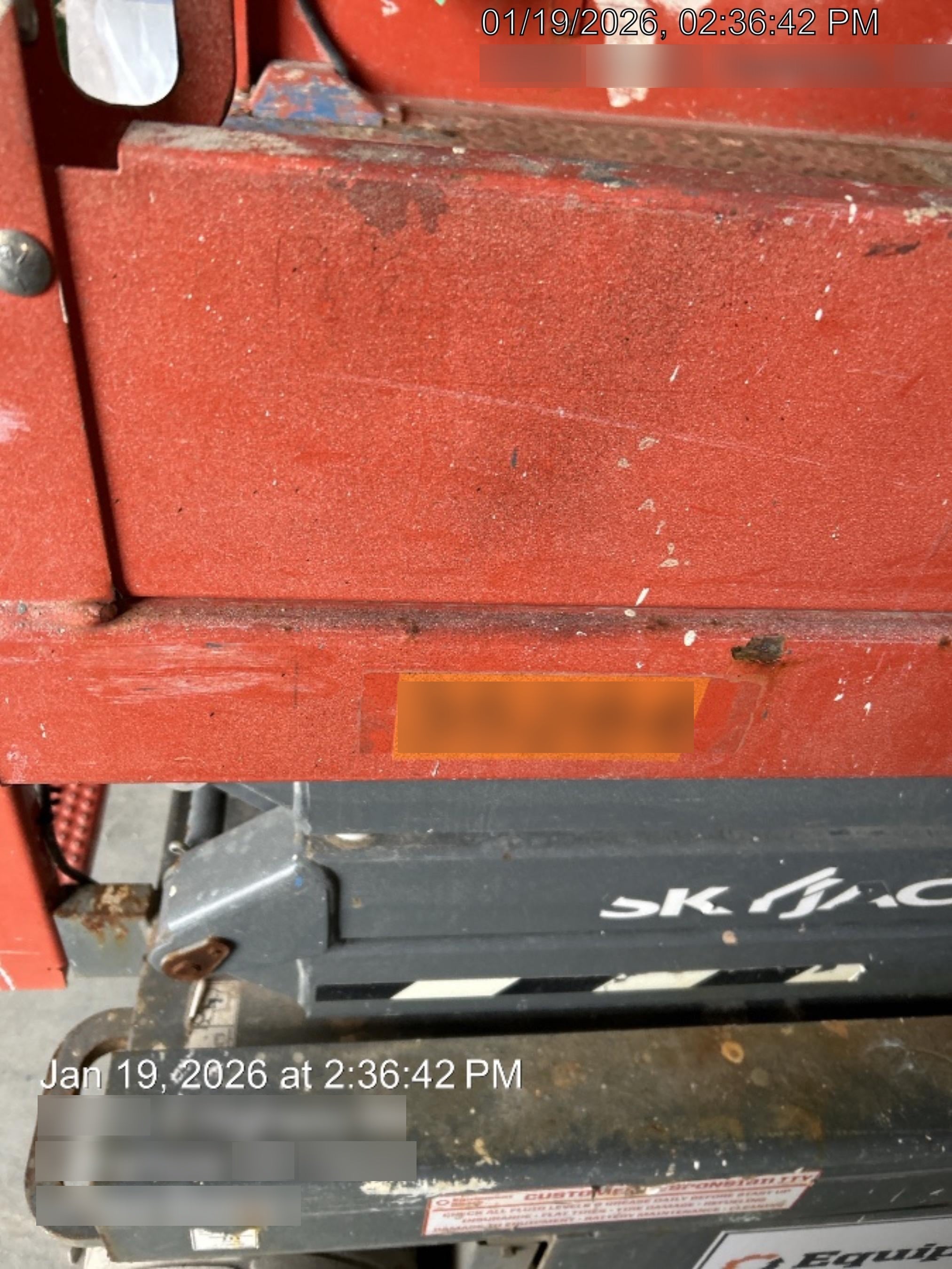 2019 Skyjack SJIII-3219 Standard Options, Trojan Batteries