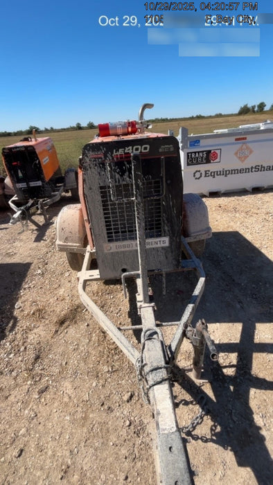 2022 Lincoln Electric LE400 Kubota V1505, Trlr, Cable Rack, Light Kit, ES Decals, T3