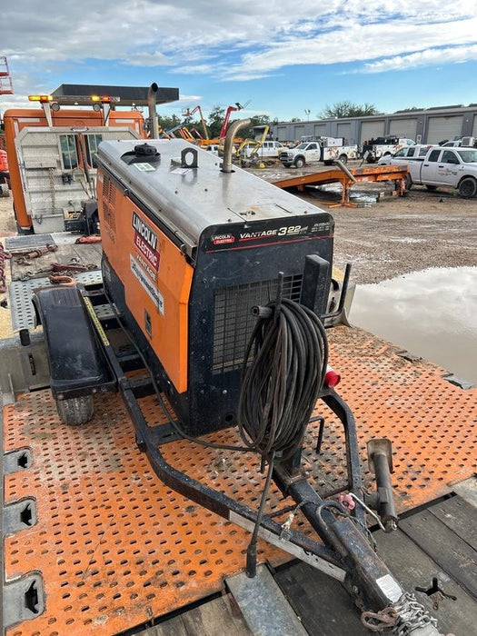 2021 Lincoln Electric Vantage 322 Vantage 322 Ready Pak 3 w/ Decals, ORANGE (includes trailer, cable rack, fender light kit) NO Telematics