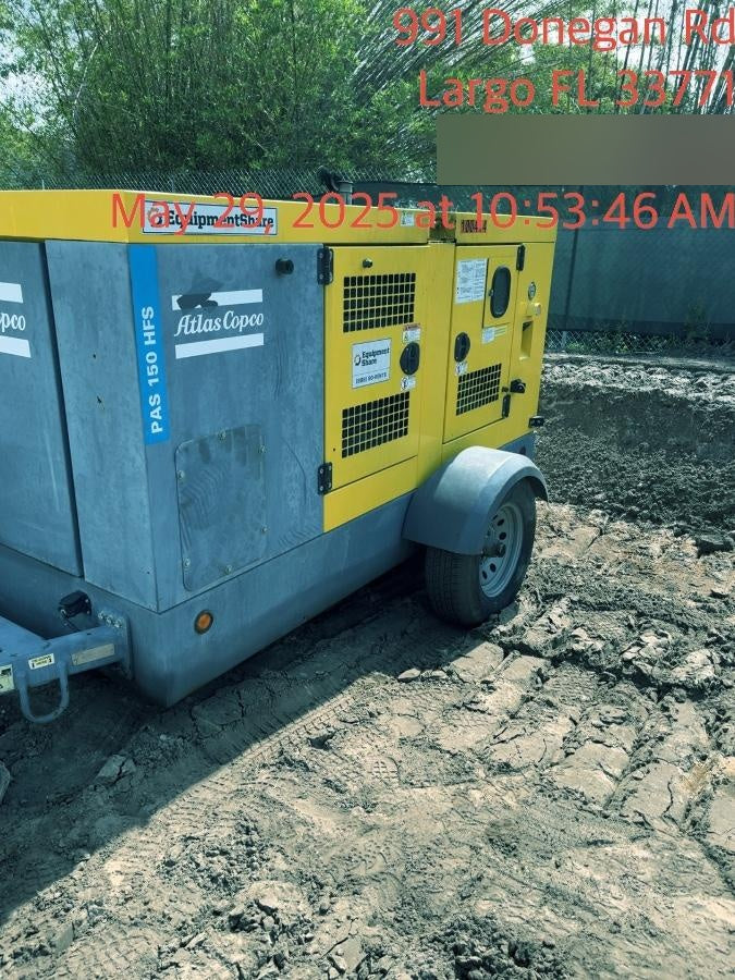 2020 ATLAS COPCO PAS 150 HF CS Enclosed