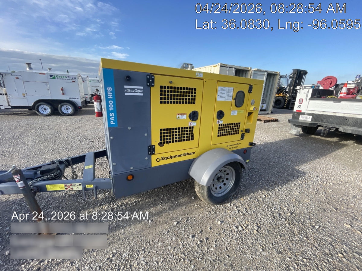 2021 ATLAS COPCO PAS 100 HF CS Enclosed