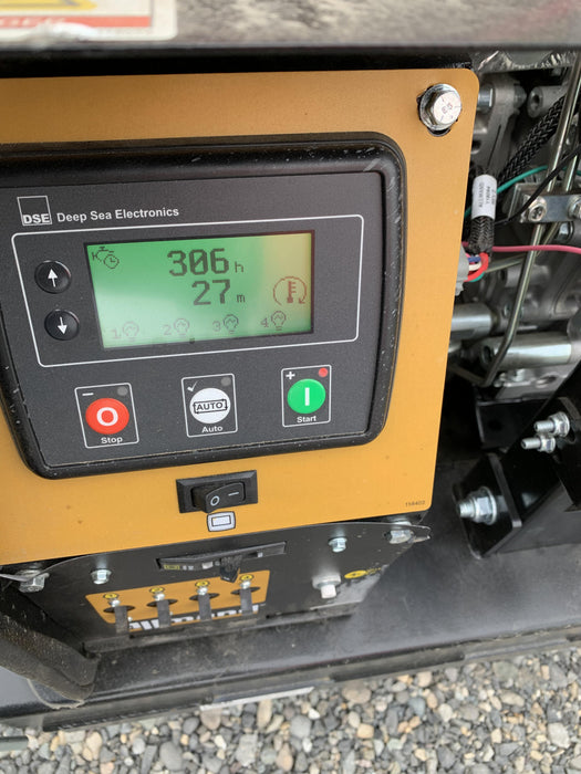 2021 Allmand NLV3GR (4) LED Light Fixture 350W, 23' Vertical Mast, 3kW Prime, Towable, Deep Sea L401, Leveling Jacks, Yanmar T4F 5.8hp