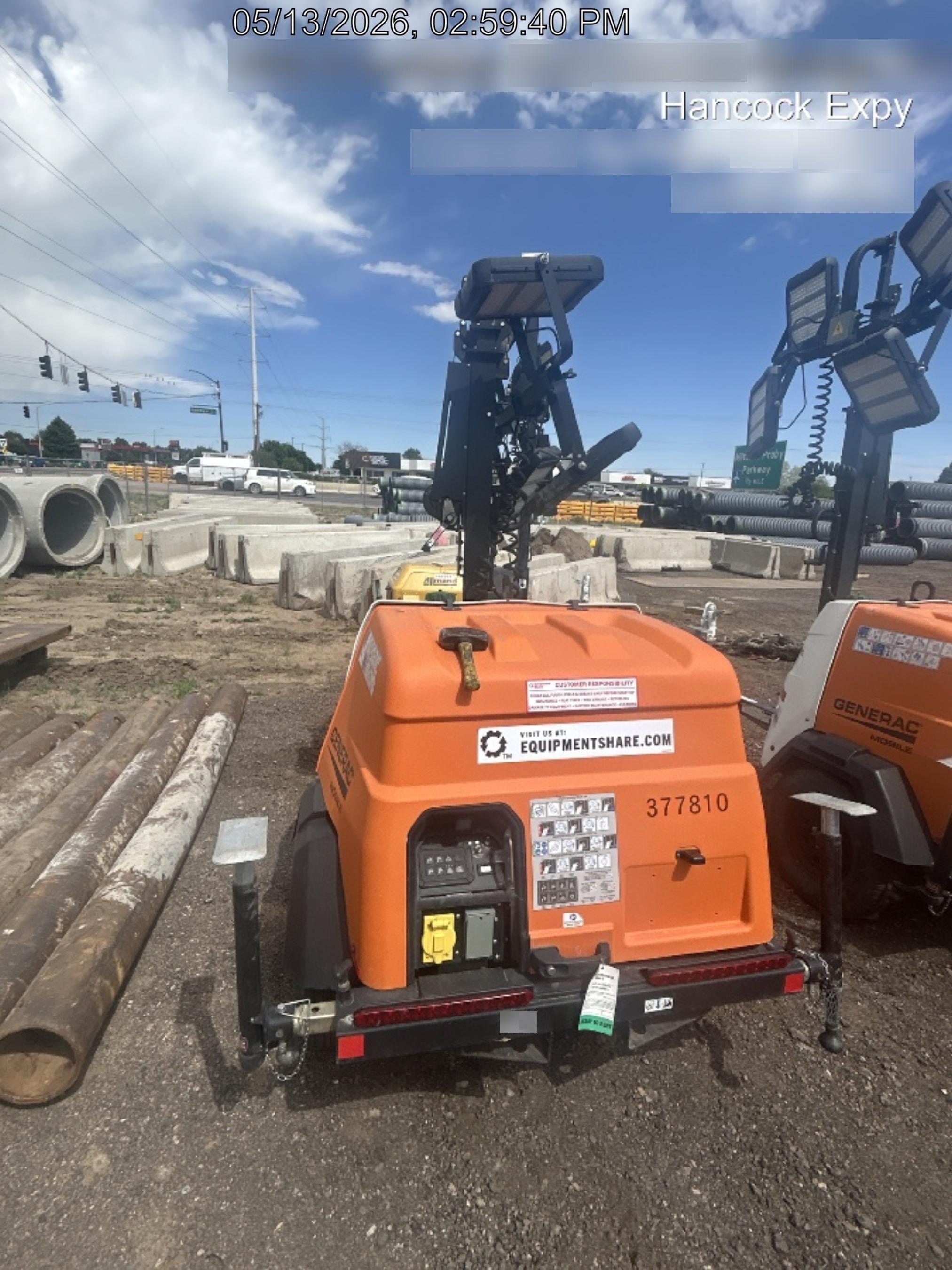 2023 Generac MLT2 Diesel, Flex Switch 120V Input, Powerzone Controller, 
(4) 320W LED Lights, 4kW Generator, 39.9 Gal Fuel Tank, 2" Ball, T3