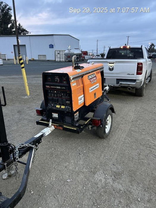 2021 Lincoln Electric Vantage 322 Vantage 322 Ready Pak 3 w/ Decals, ORANGE (includes trailer, cable rack, fender light kit) NO Telematics