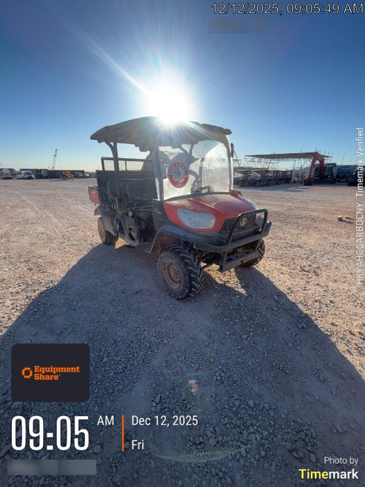 2020 Kubota RTV-X1140 4 Seat UTV, 4WD, Canopy, Standard Rental Spec