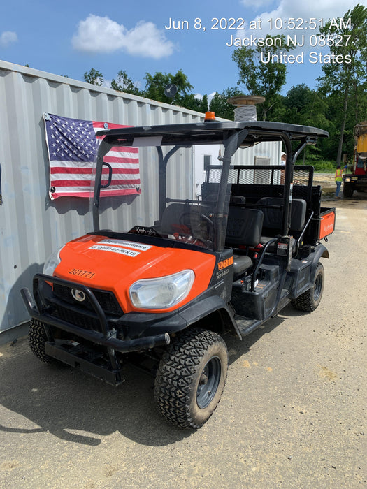 2022 Kubota RTV-X1140W-H Plastic Canopy, Windshield Acrylic Clear, LED Strobe Light, Wire Harness Kit, Back up Alarm