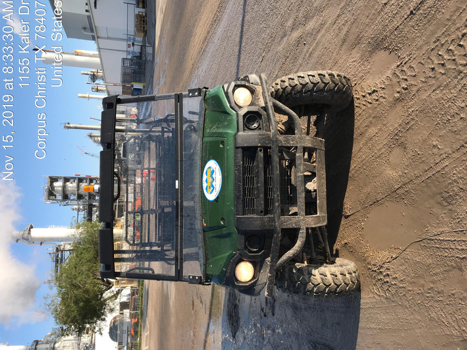 Kawasaki Mule PRO-DXT Standard Options, Backup Alarm, Beacon, Plastic Hard Top, Poly Windshield, Horn Kit