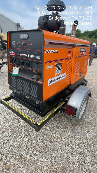 2022 Lincoln Electric Vantage 549X Crosslink Technology, Trailer Mounted, ES Decals, T3
