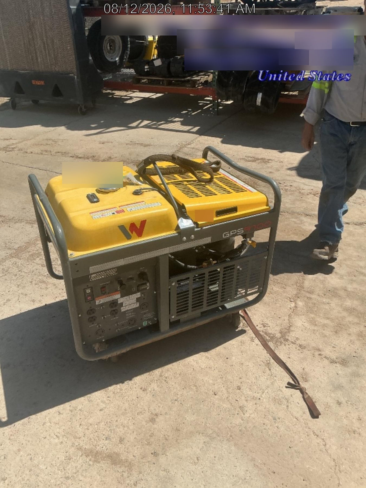 2019 Wacker Neuson GPS9700V Standard Options
