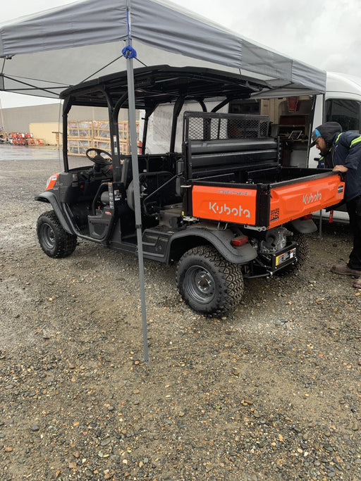 2022 Kubota RTV-X1140W-H Plastic Canopy, Windshield Acrylic Clear, LED Strobe Light, Wire Harness Kit, Back up Alarm