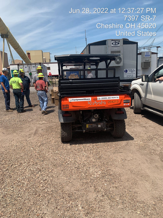 2022 Kubota RTV-X1140W-H Plastic Canopy, Windshield Acrylic Clear, LED Strobe Light, Wire Harness Kit, Back up Alarm